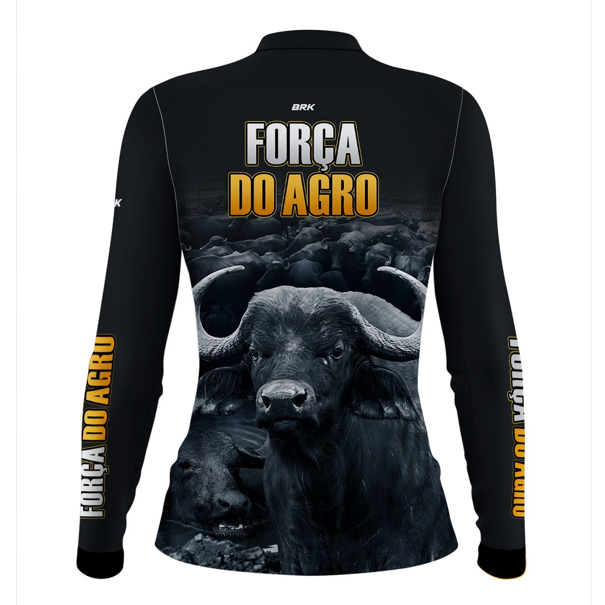Camisa Agro Brk A Força do Agro Produtor de Bubalinos com UV50+ - Brk Agro