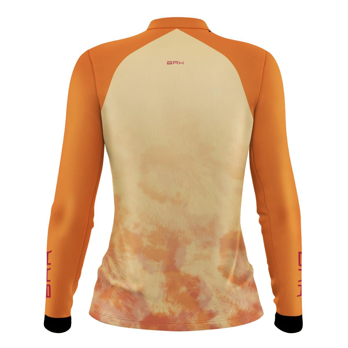Camisa Agro Brk Feminina Tie Dye Laranja com Proteção Solar UV50+ - Brk Agro