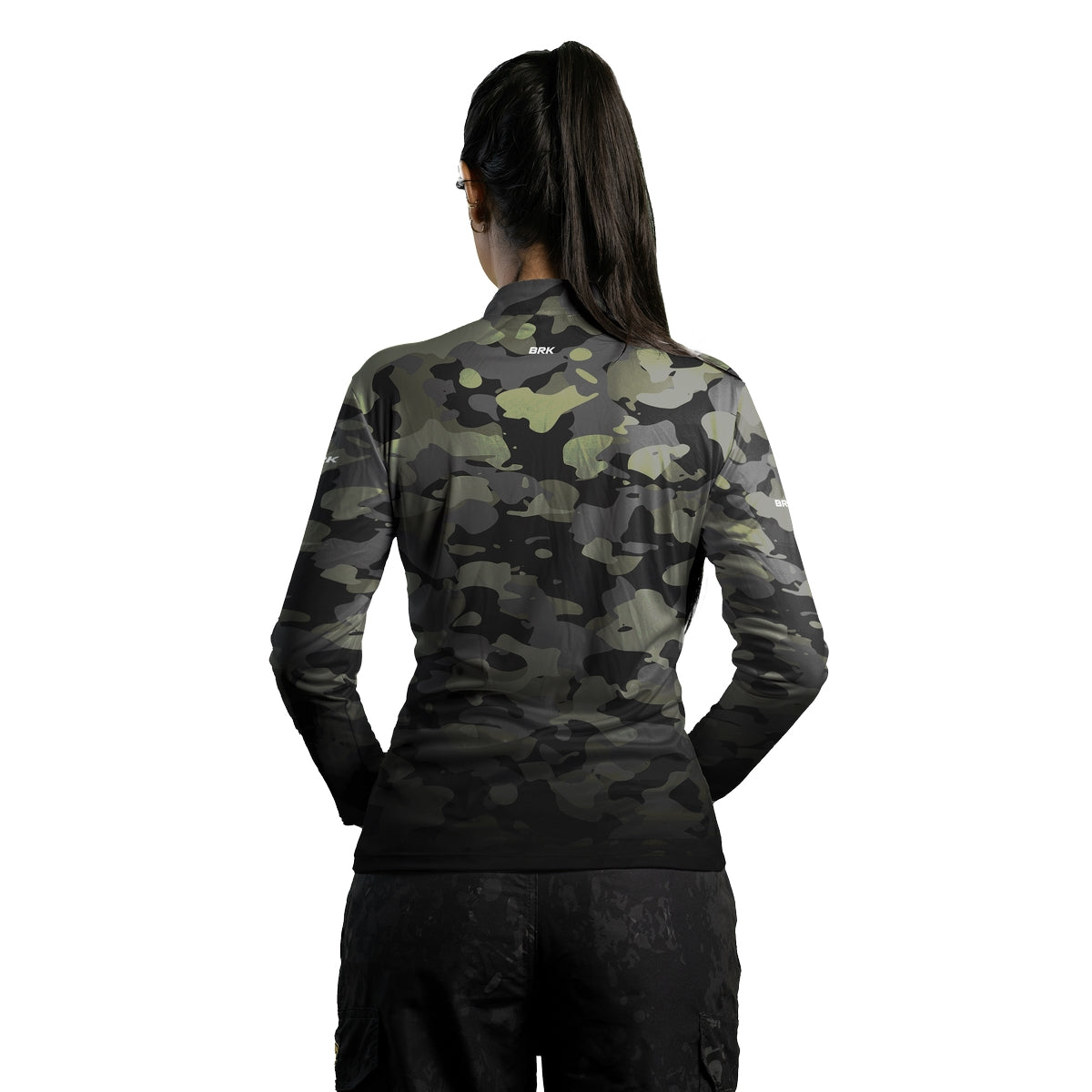Camisa Feminina Agro Brk Camuflada com Proteção com Proteção Solar UV50+ - Brk Agro