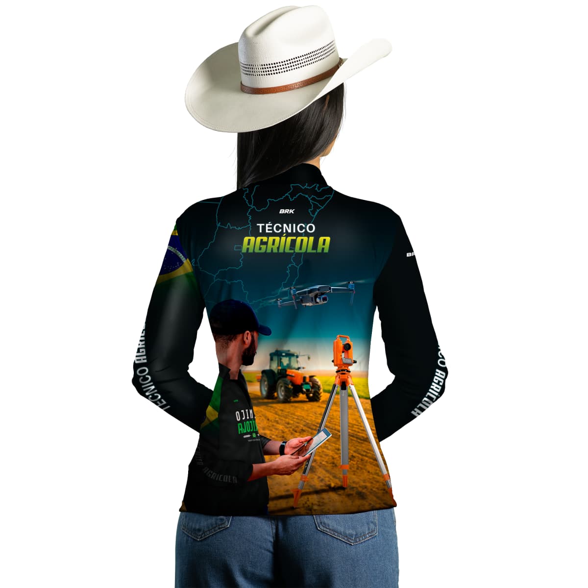 Camisa Agro Brk Técnico Agrícola com Proteção Solar UV50+ - BRK AGRO
