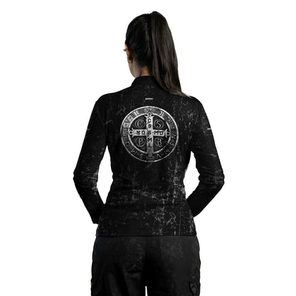 Camisa Feminina Agro Brk Medalha de São Bento com UV50+ - Brk Agro