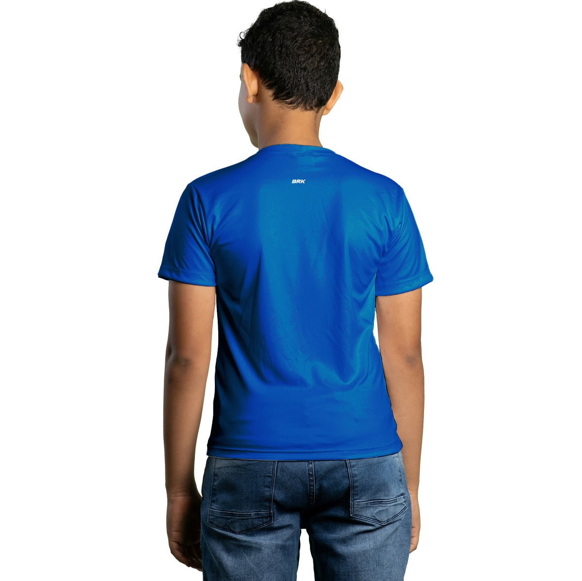 Camiseta Agro Brk Azul Lisa com Proteção Solar UV50+ - Brk Agro