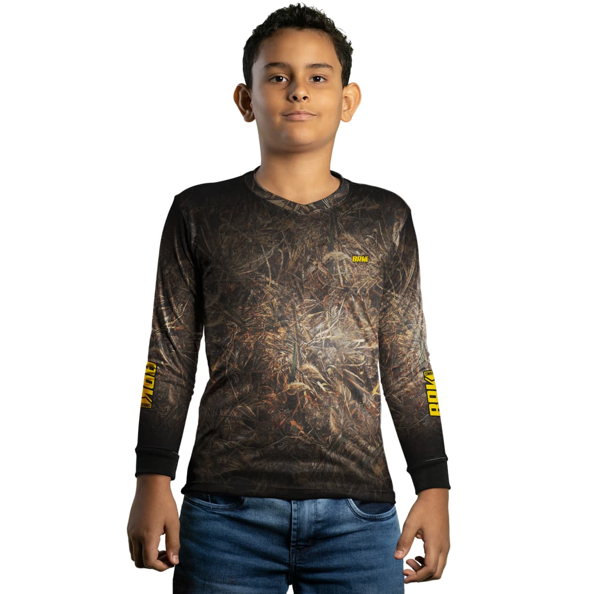 Camisa Agro Brk Camuflada Floresta com Proteção Solar UV50+ - Brk Agro