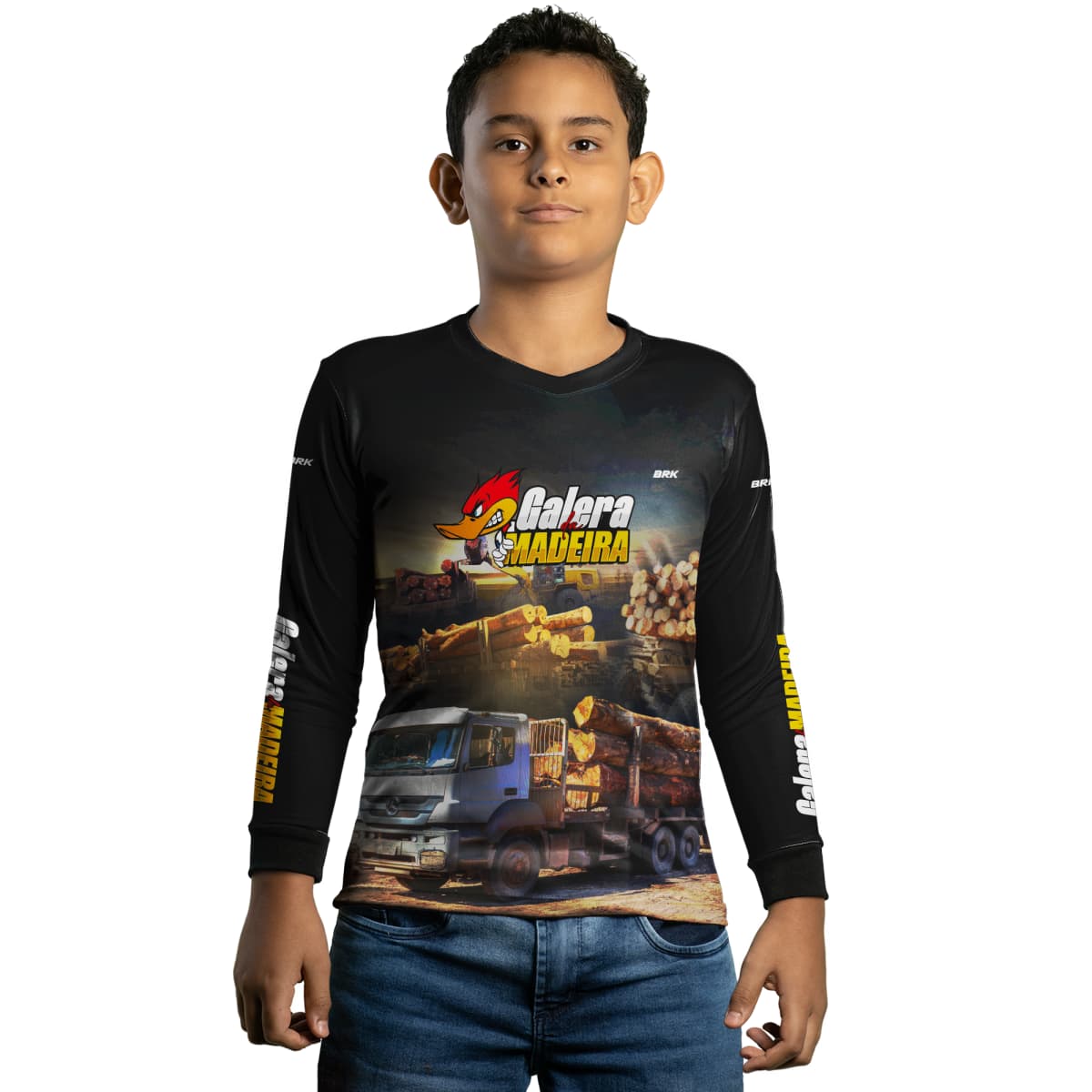 Camisa Agro Brk Madereiro com Proteção Solar UV50+ - Brk Agro