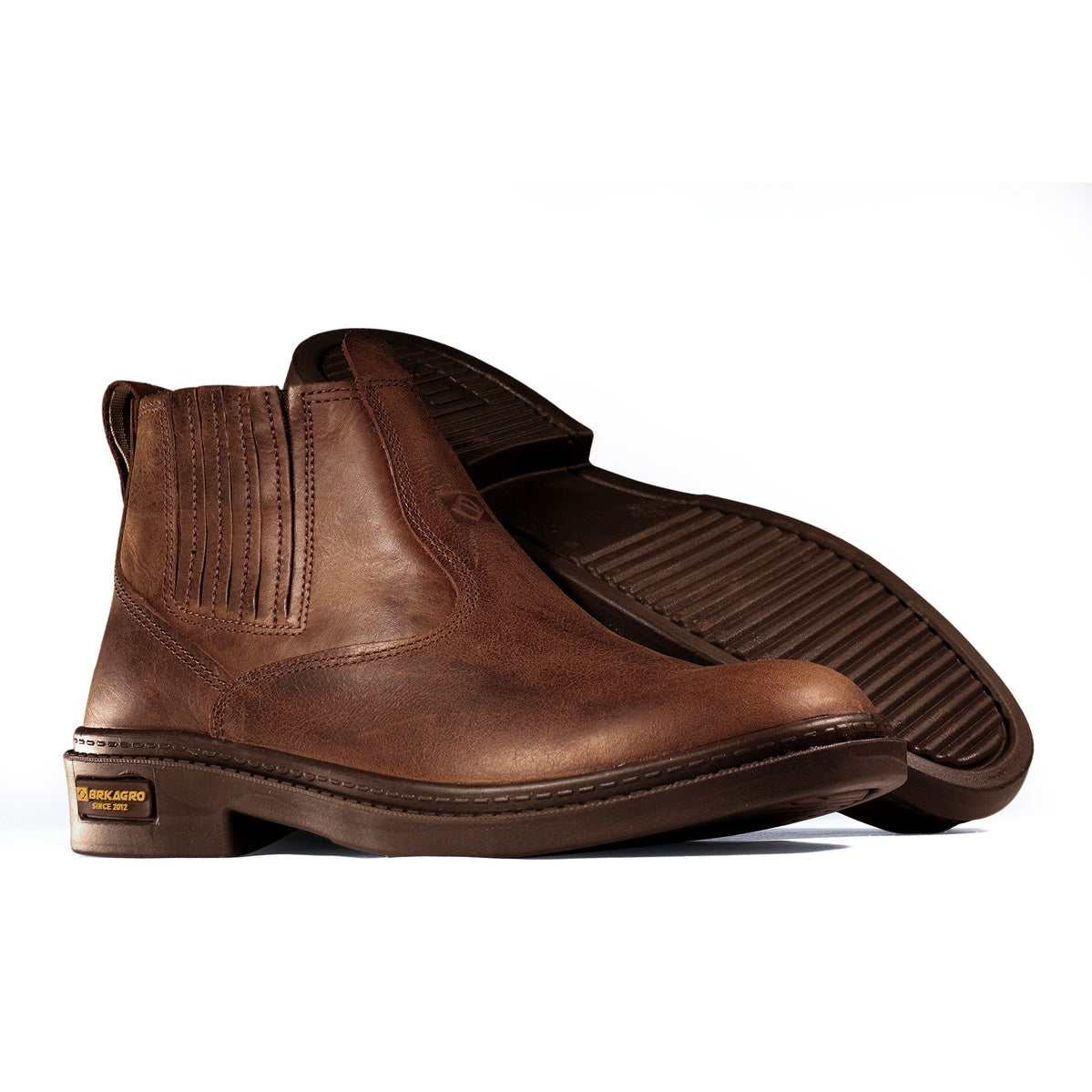 Botina Brk Texas Brown - Couro Legítimo - Brk Agro