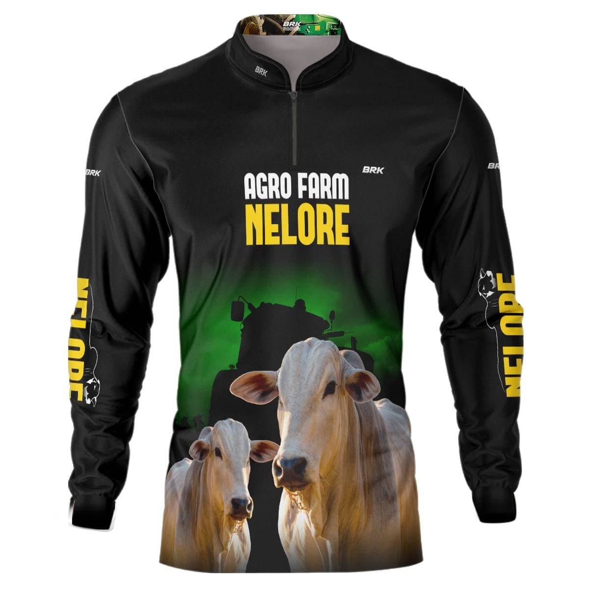 Camisa Agro Brk Farm Nelore com Proteção Solar UV50+ - BRK AGRO