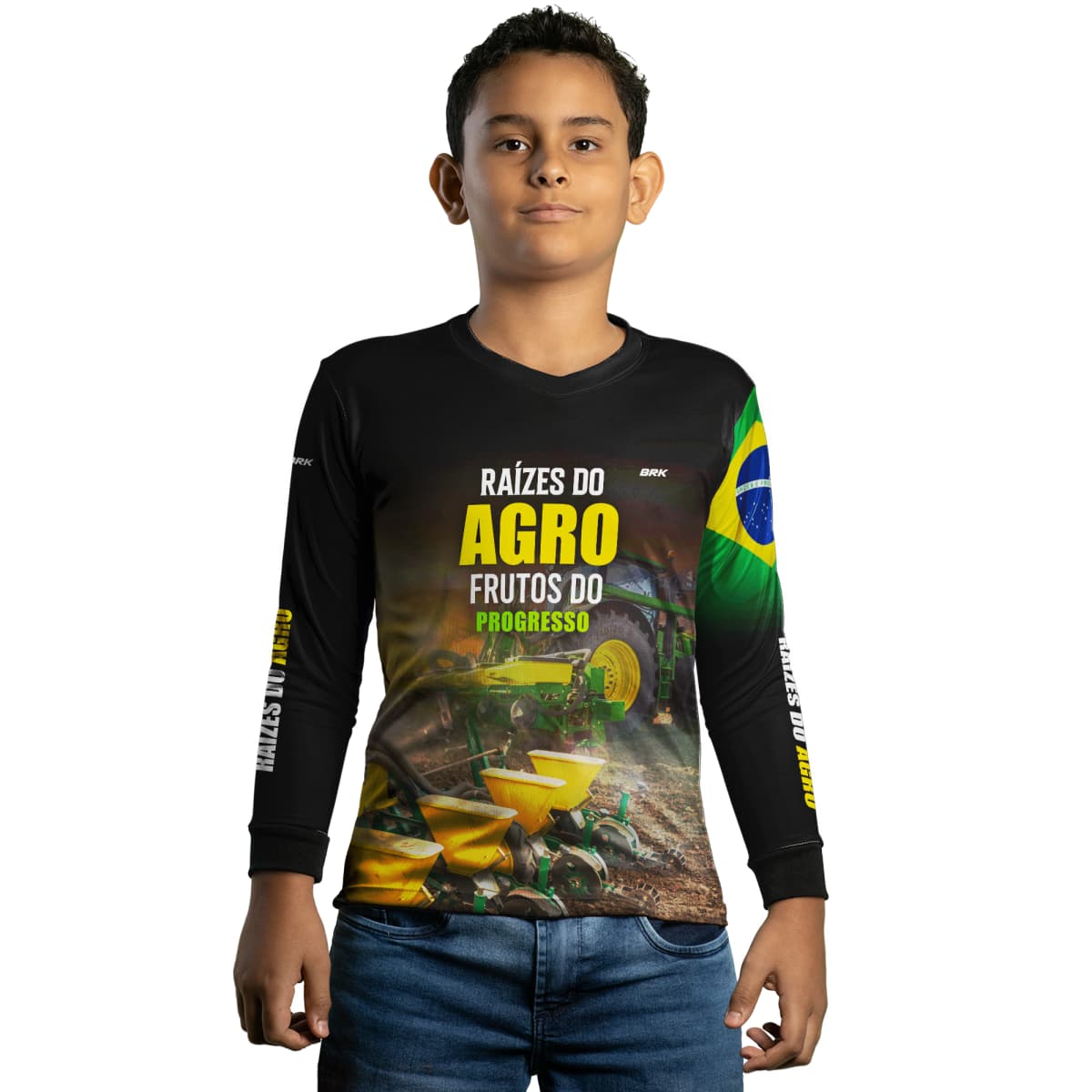 Camisa Agro Brk Raízes do Agro com Proteção Solar UV50+ - Brk Agro