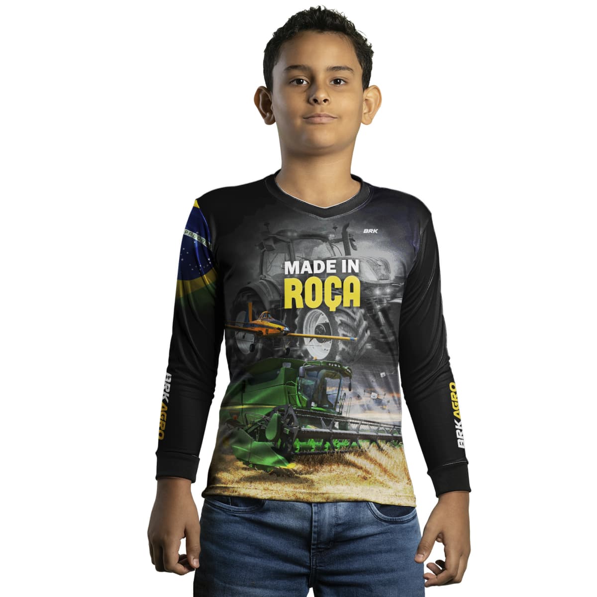 Camisa Agro Brk Made In Roça com Proteção Solar UV50+ - Brk Agro