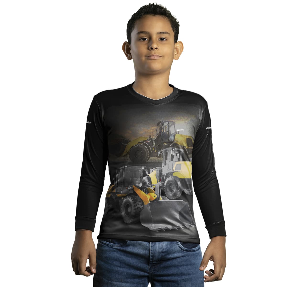 Camisa Agro Brk Pá Carregadeira NH com Proteção Solar UV50+ - Brk Agro