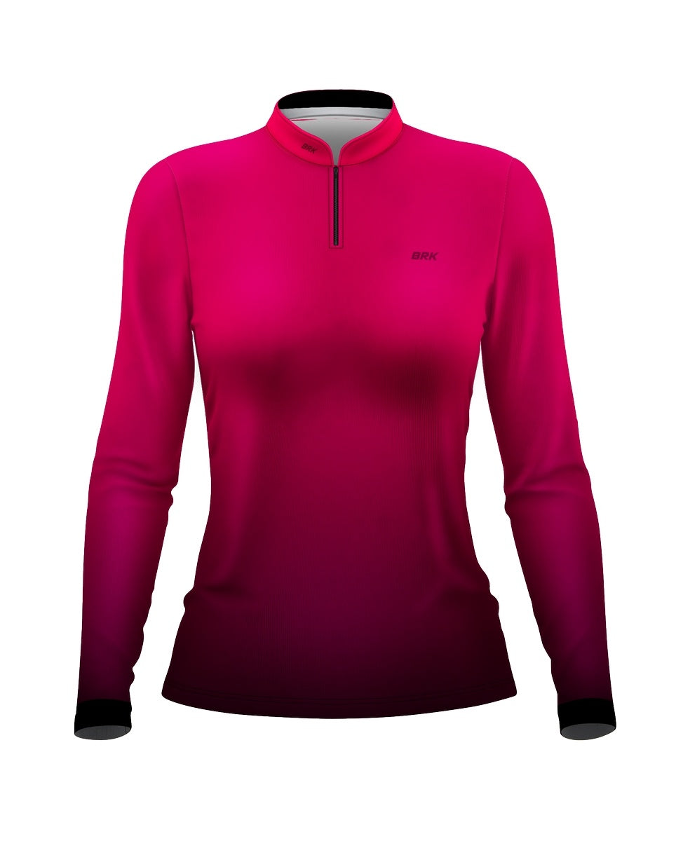 Camisa Casual Brk Unissex Basic Rosa com UV50+ - Brk Agro