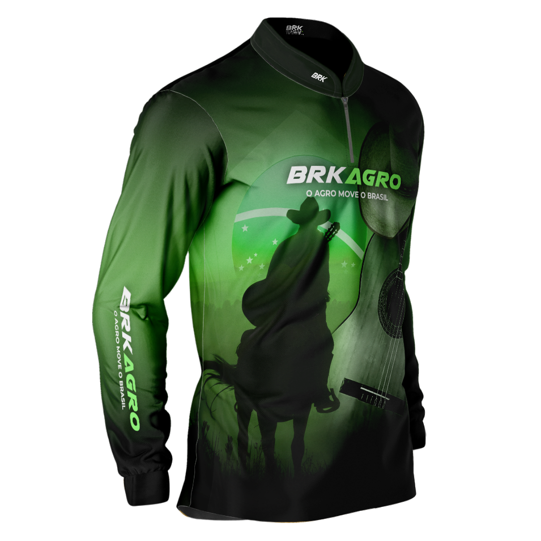 Camisa Agro Brk Country Violeiro com UV50+ - BRK AGRO