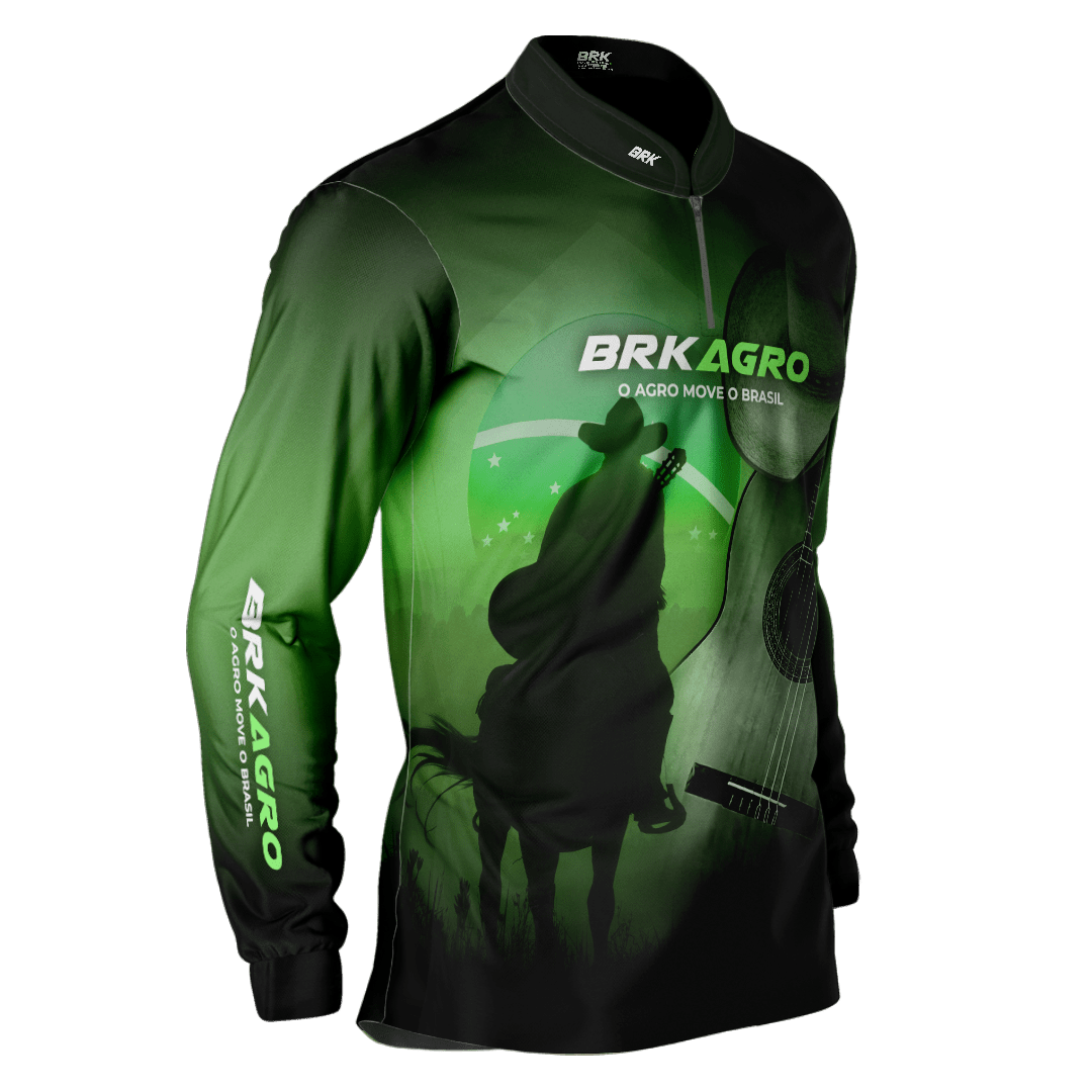 Camisa Agro Brk Country Violeiro com UV50+ - BRK AGRO