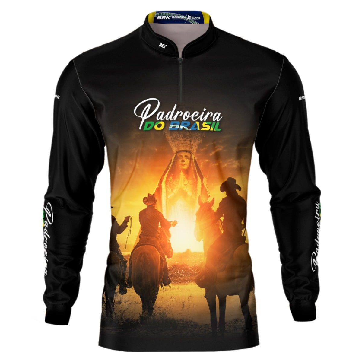 Camisa Agro Brk Padroeira do Brasil com Proteção Solar UV50+ - Brk Agro