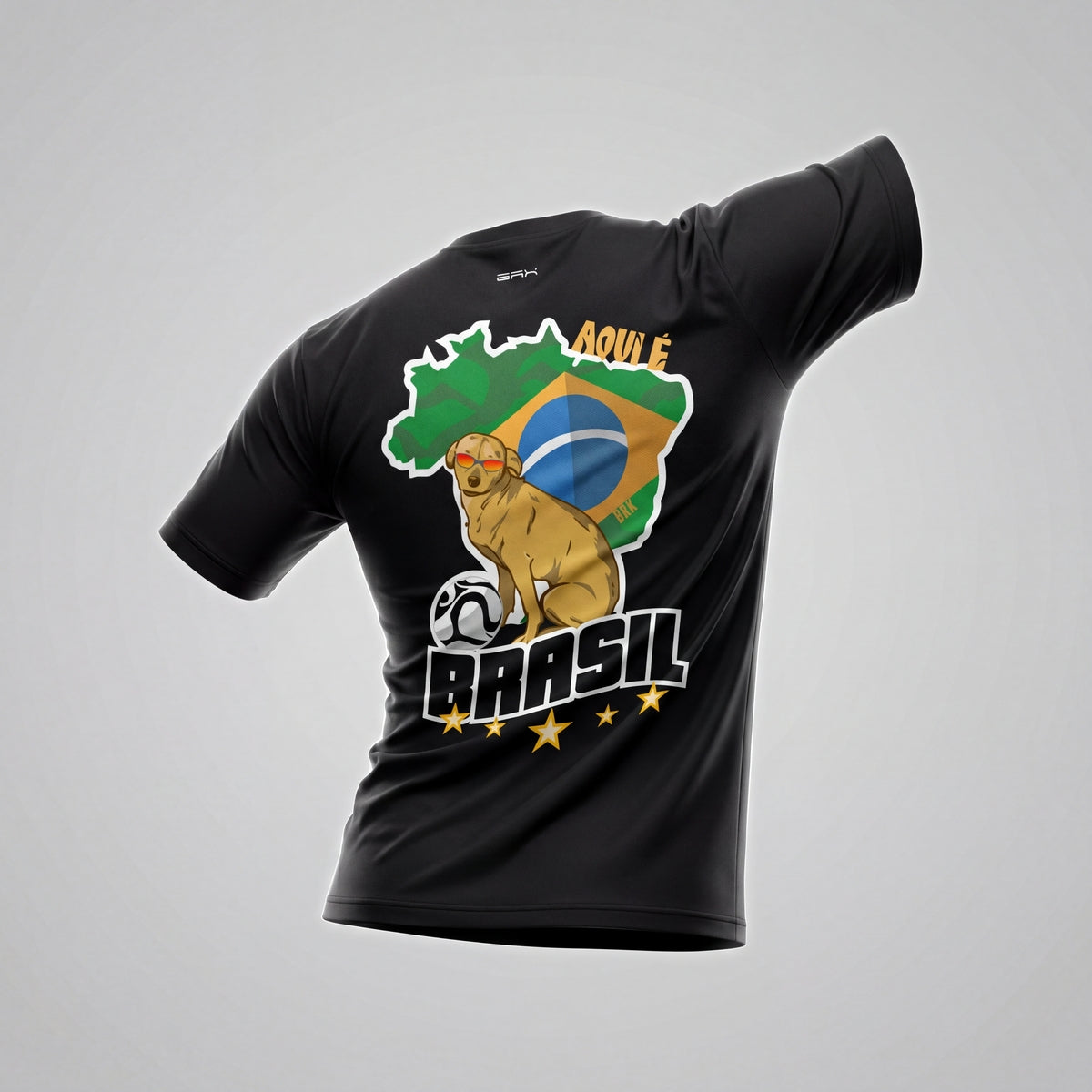 Camiseta Básica de Algodão Brk Aqui é o Brasil - Brk Agro
