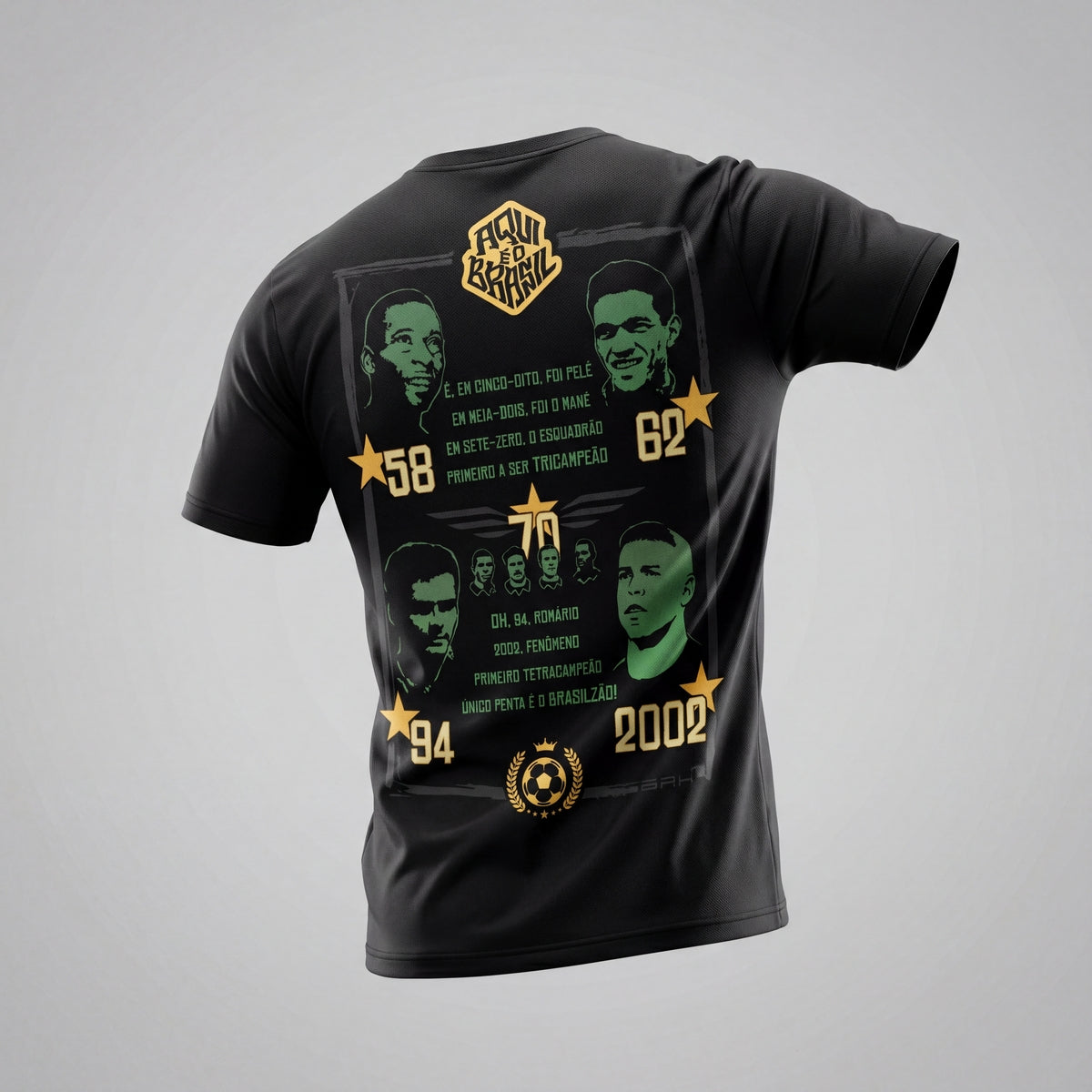 Camiseta Básica de Algodão Brk Brasil Música - Brk Agro