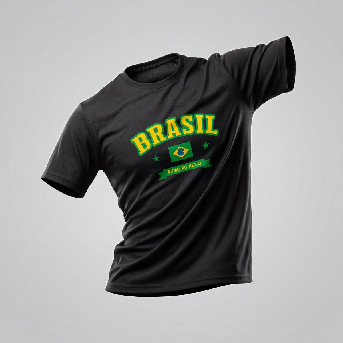 Camiseta Básica de Algodão Brk Rumo ao Hexa - Brk Agro