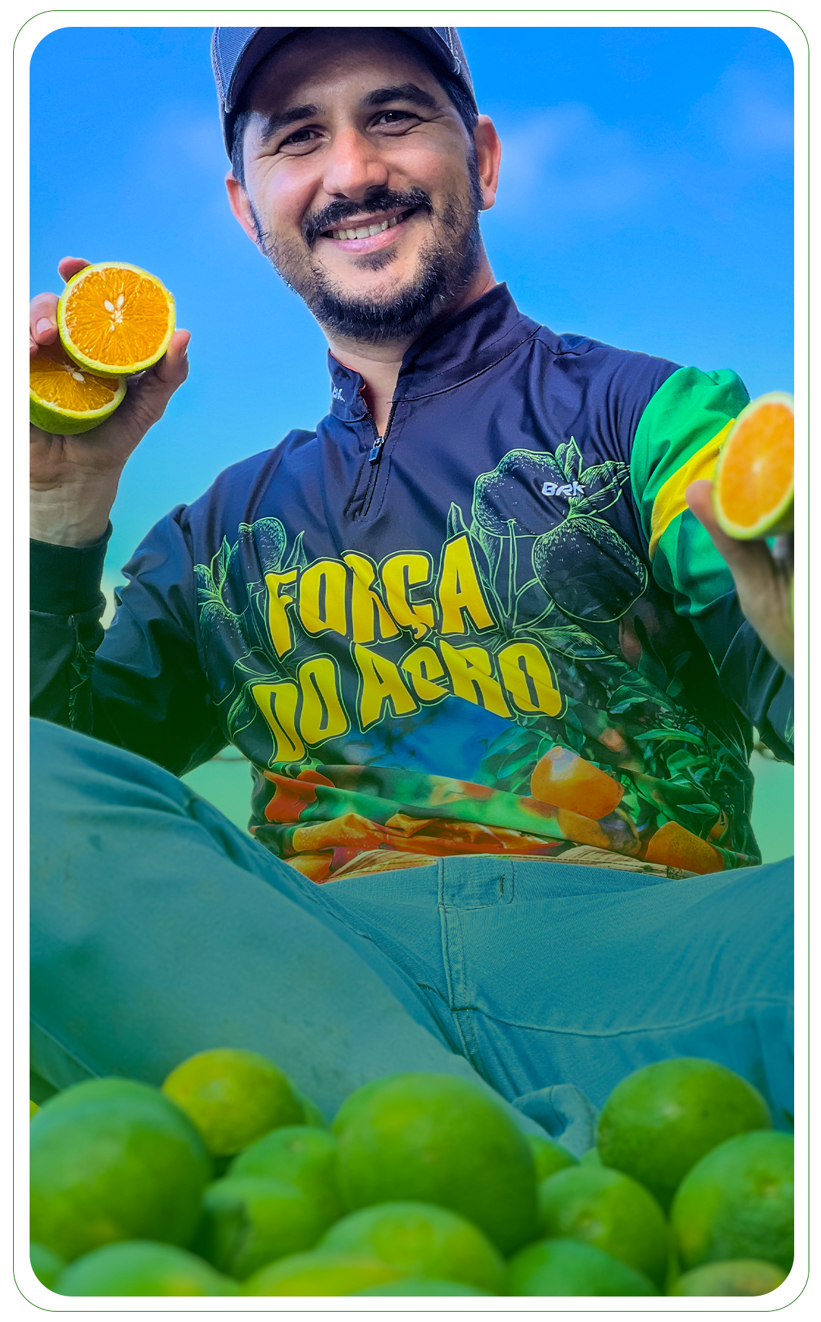 Camisa Agro Brk Café A Força do Agro com Proteção Solar UV50+ - Brk Agro