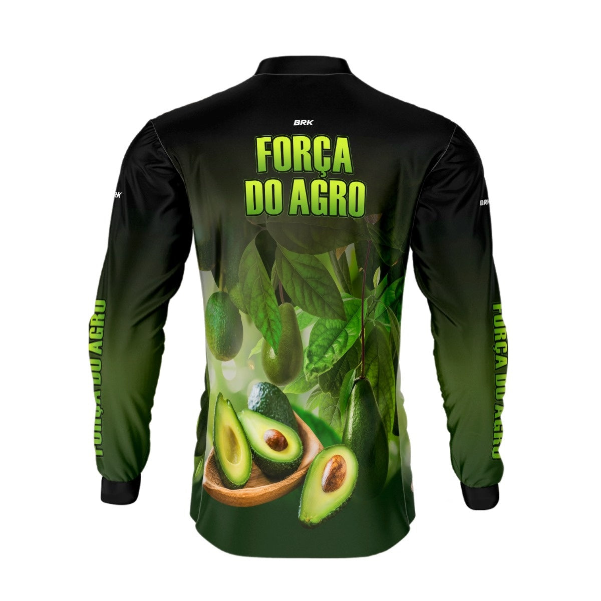 Camisa Agro Brk A Força do Agro Produtor de Abacate com UV50+