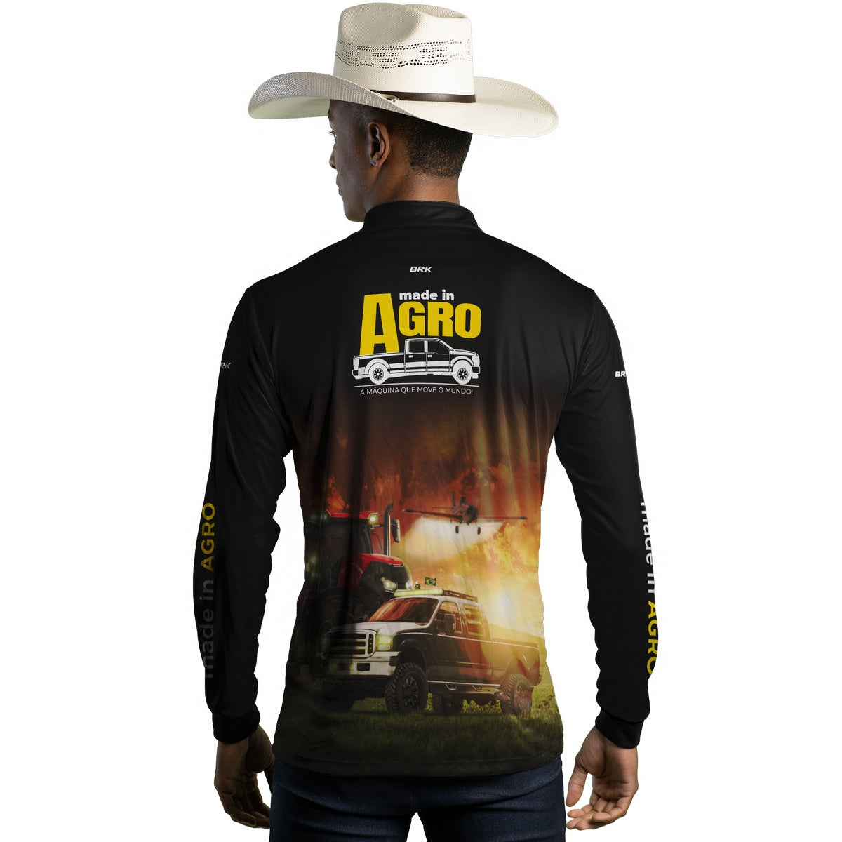Camisa Agro Brk Caminhonete F-250 com Proteção Solar UV50+ - BRK AGRO