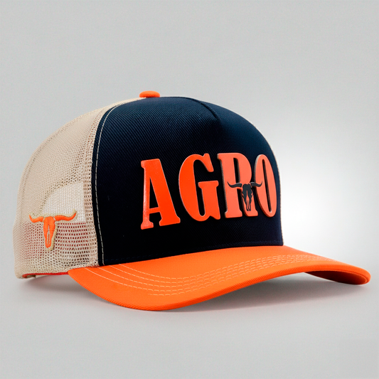 Boné Trucker Brk Agro Laranja