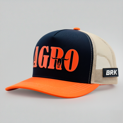 Boné Trucker Brk Agro Laranja