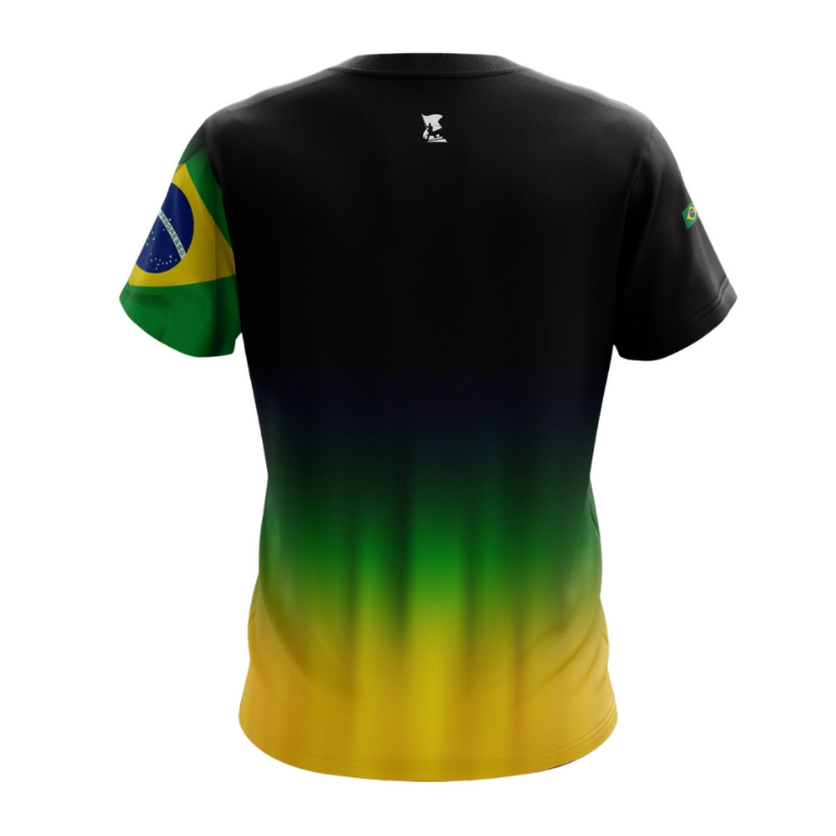 Camiseta Brasil Patriota Brasil Acima de Tudo Preta com UV 50+ Envio Imediato - Brk Agro