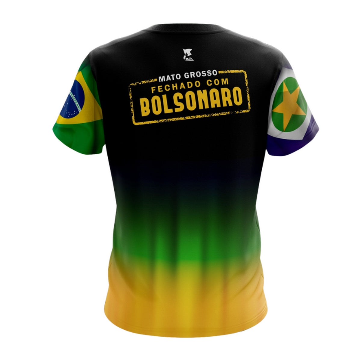 Camiseta Fechado com Bolsonaro Mato Grosso Patriota Envio Imediato - Brk Agro