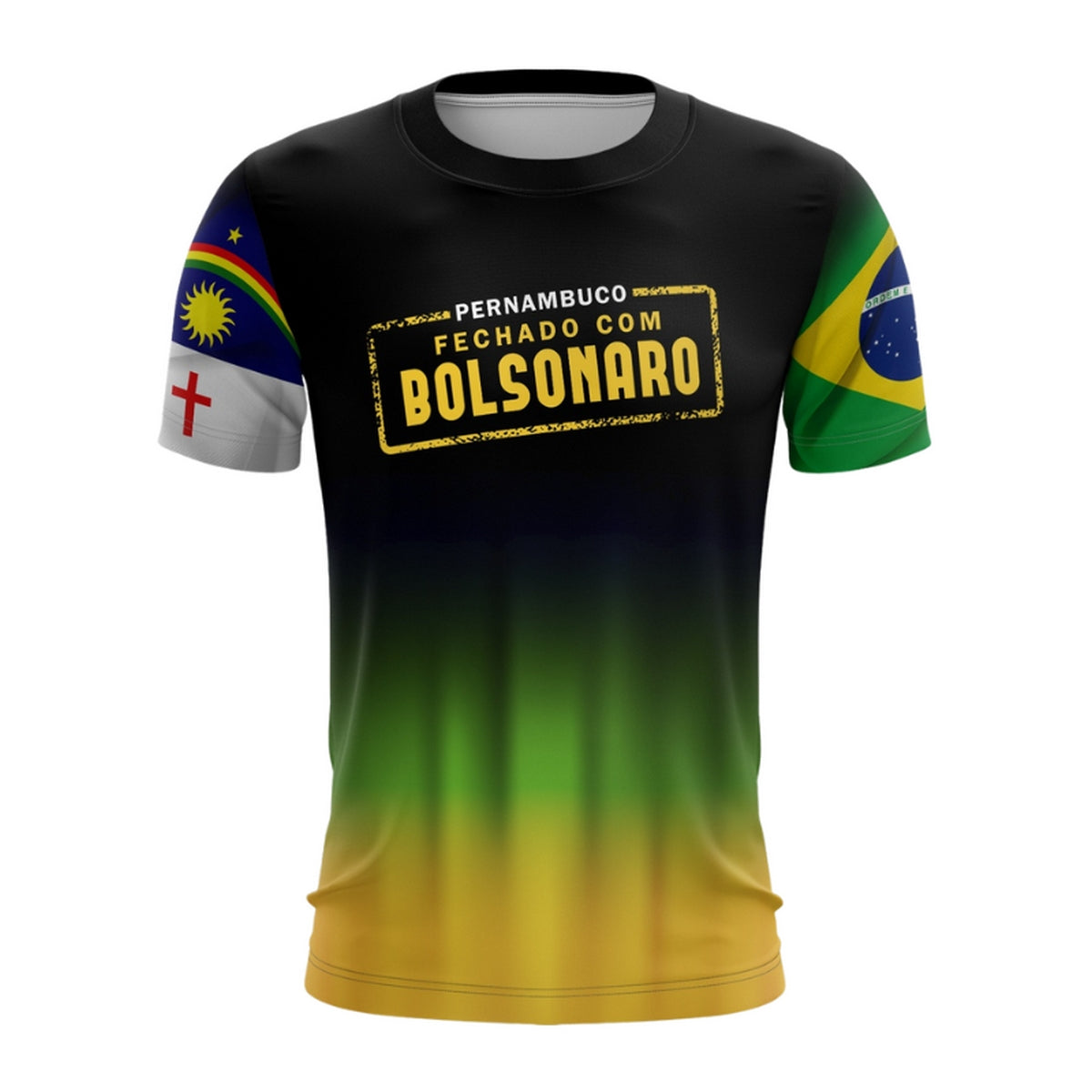 Camiseta Fechado com Bolsonaro Pernambuco Patriota Envio Imediato - Brk Agro