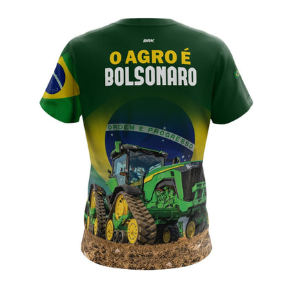 Camiseta Brasil Patriota Agro com Bolsonaro Envio Imediato - Brk Agro