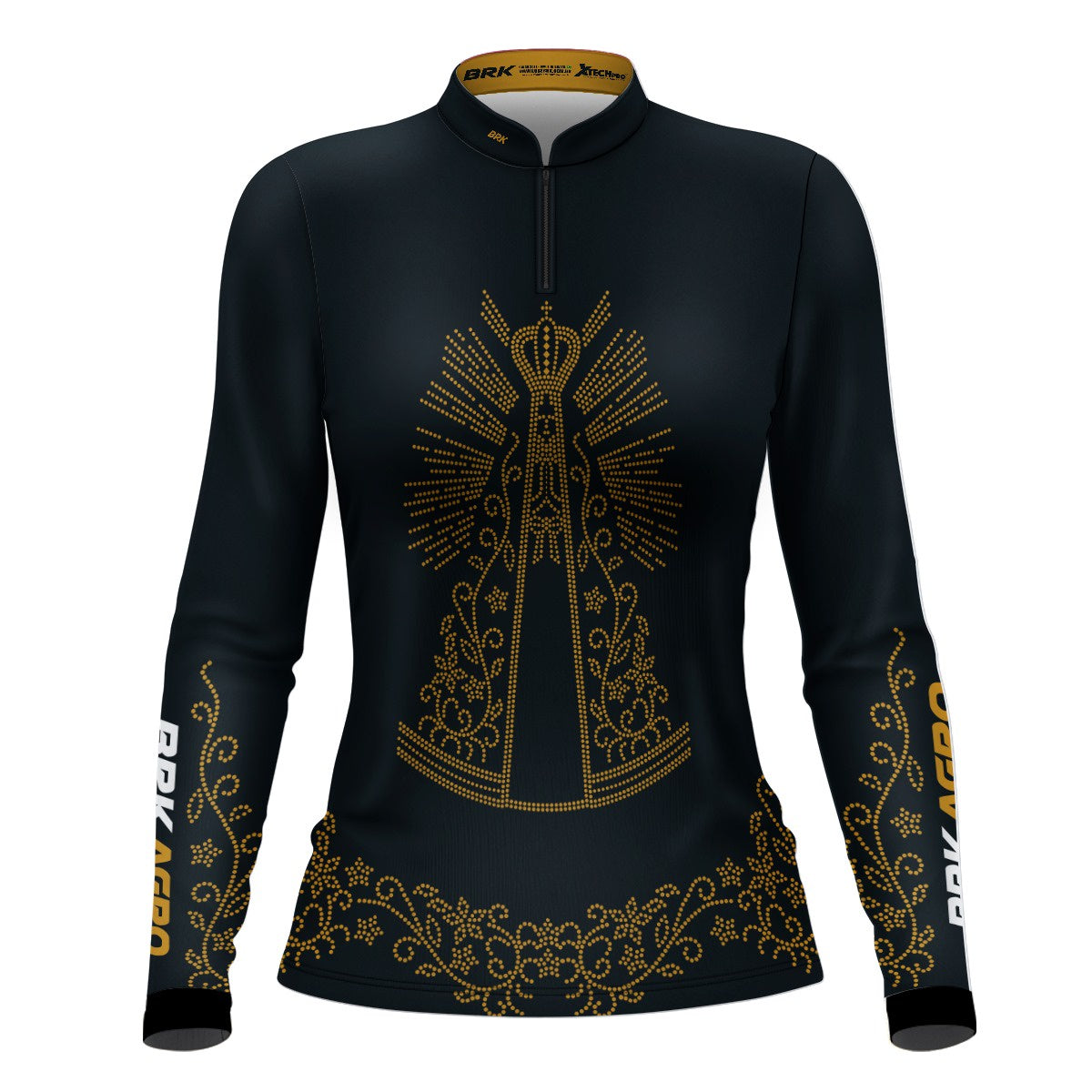 Camisa Feminina Agro Brk Feminina Nossa Senhora com Proteção Solar UV50+ - Brk Agro