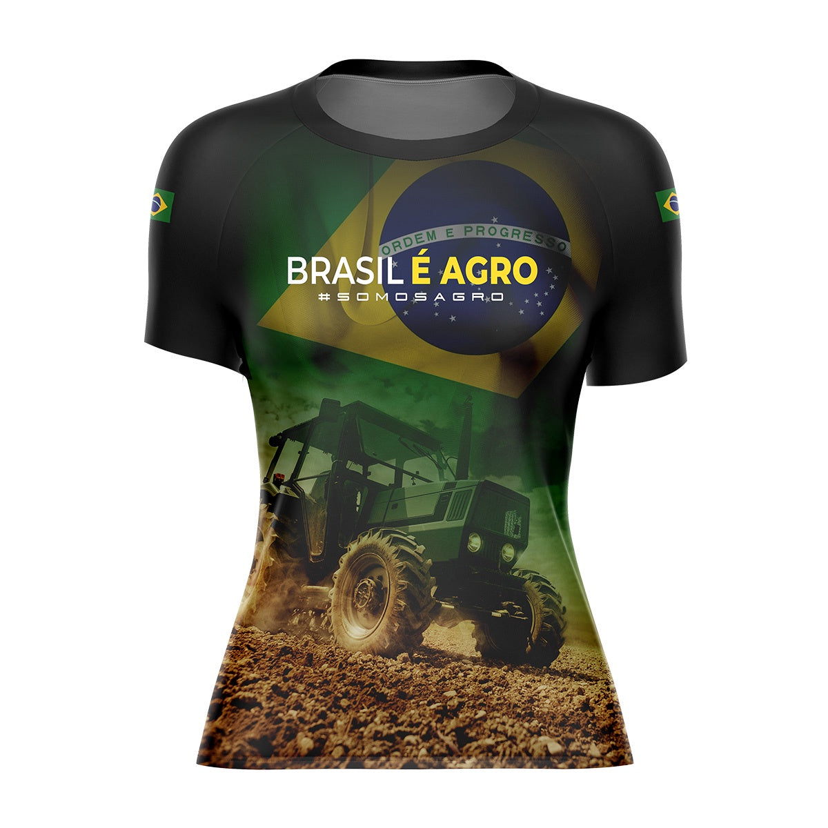 Camiseta Agro Brk Brasil Patriota Agro é Top UV50+ Envio Imediato - Brk Agro