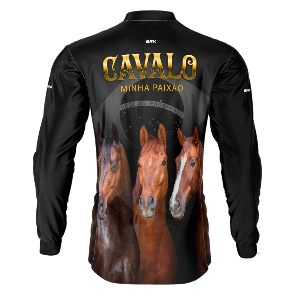 Camisa Agro Brk Paixão por Cavalos com Proteção Solar UV50+ Envio Imediato - Brk Agro
