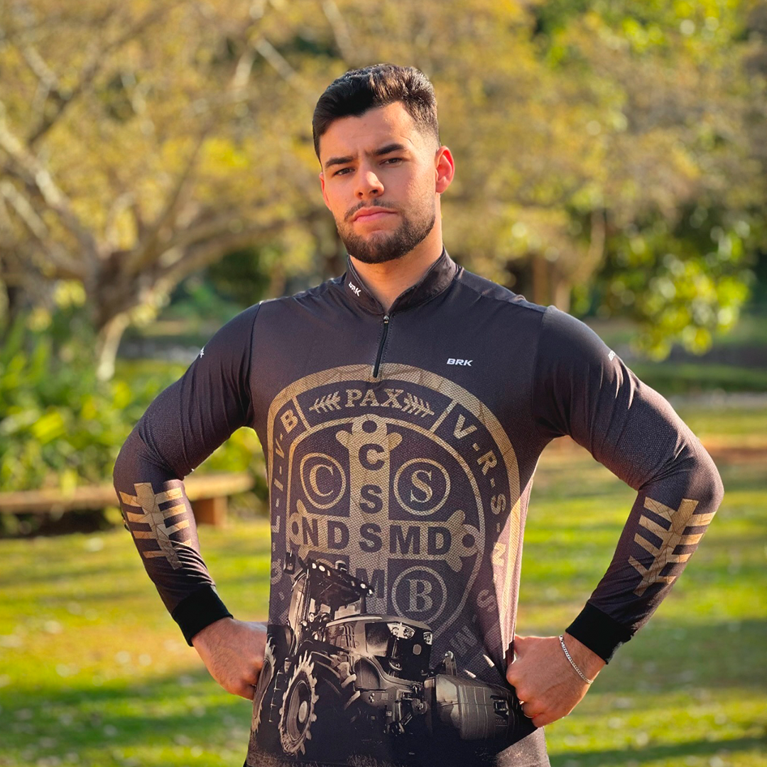 Camisa Agro Brk Medalhão São Bento com UV50+ - Brk Agro