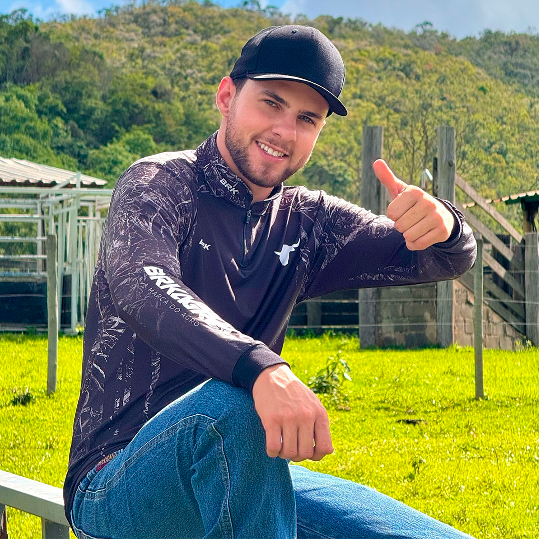 Camisa Agro Brk Camuflado Real Tree Made In Agro com Proteção Solar UV50+ - Brk Agro