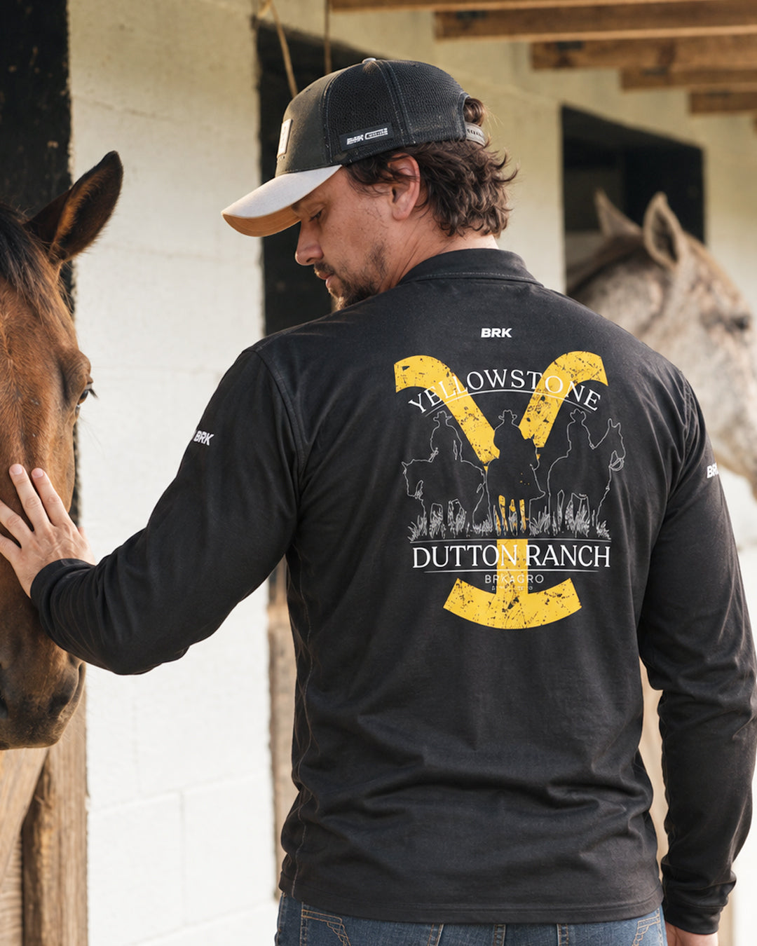 Camisa Agro Brk Yellowstone Básica com Proteção Solar UV50+