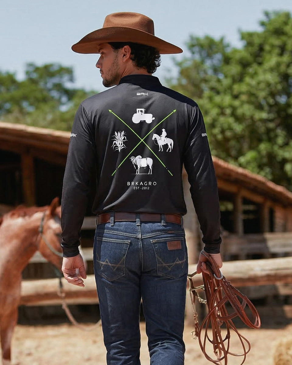 Camisa Agro Brk Essência do Agro com Proteção UV50 - Brk Agro
