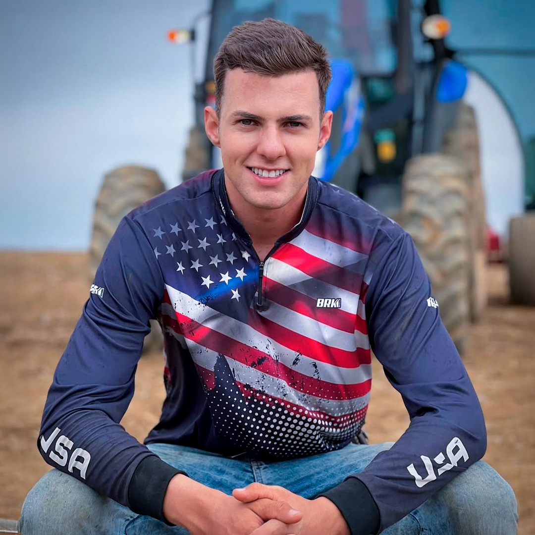 Camisa Agro Brk Estados Unidos com Proteção Solar UV50+ - Brk Agro