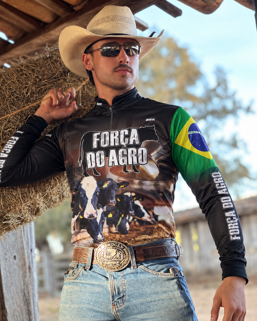 Camisa Produtor de Leite com Proteção UV50