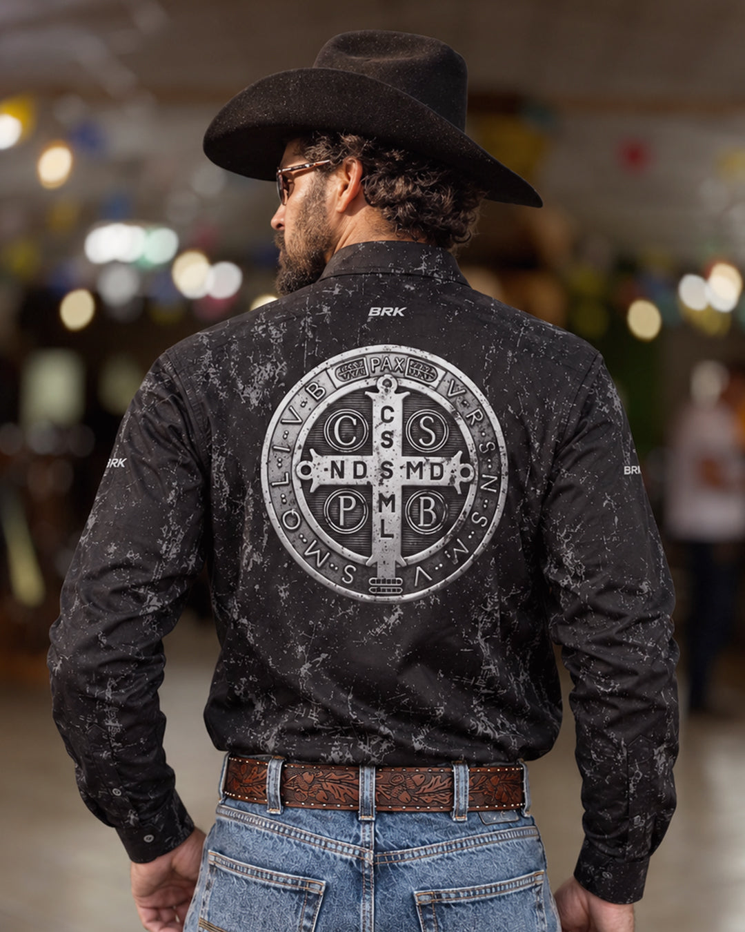 Camisa Agro Brk Medalha de São Bento com UV50+