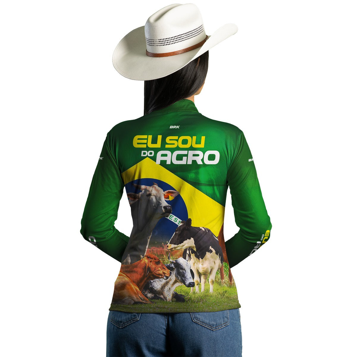 Camisa Agro Brk Eu Sou Do Agro com Proteção Solar UV50+ - BRK AGRO