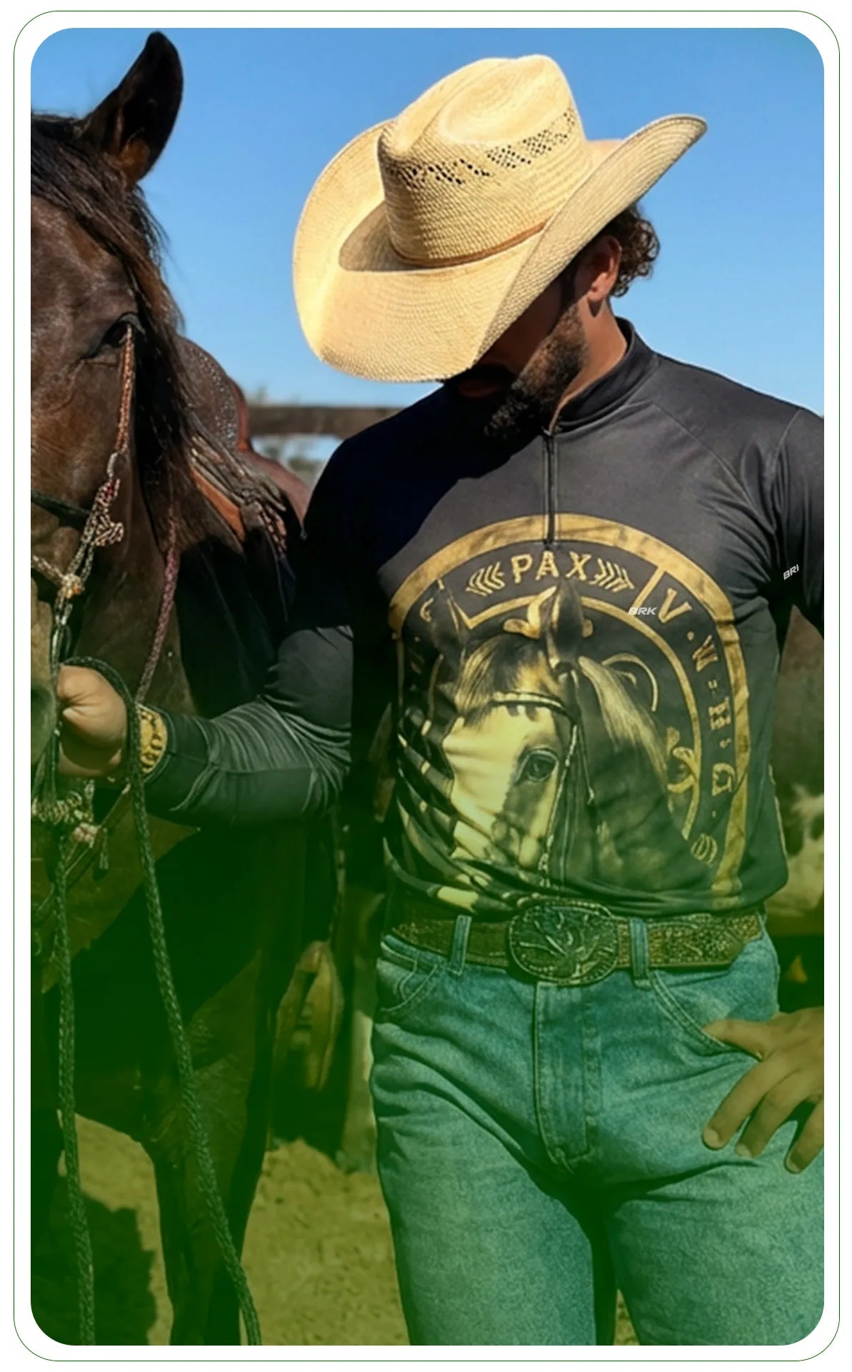 Camisa Agro Brk Essência do Agro com Proteção UV50 - Brk Agro