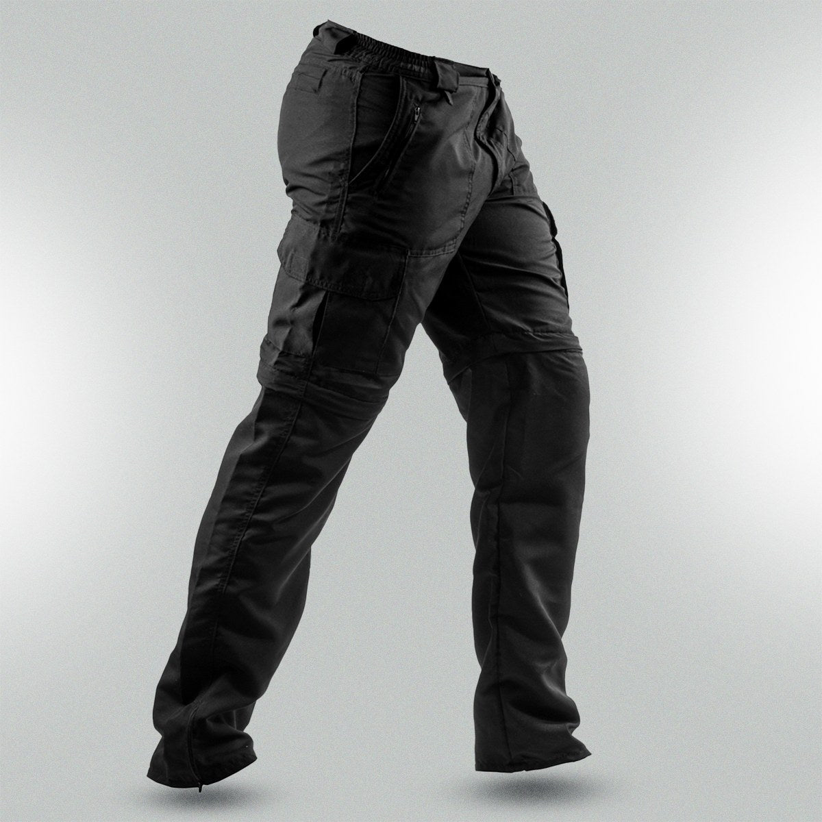 Calça Tática Country Brk Preta UV35+ (Vira Bermuda) - Brk Agro