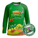 Camisa de Pesca Kids Brk Dino Land com Proteção UV50 - Brk Agro