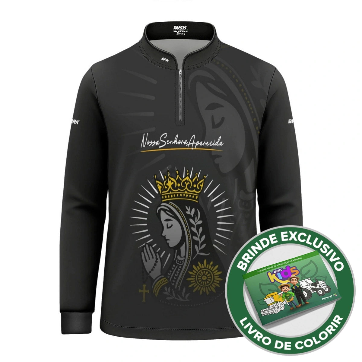 Camisa UV50 Agro Infantil Brk Nossa Senhora Aparecida - Brk Agro