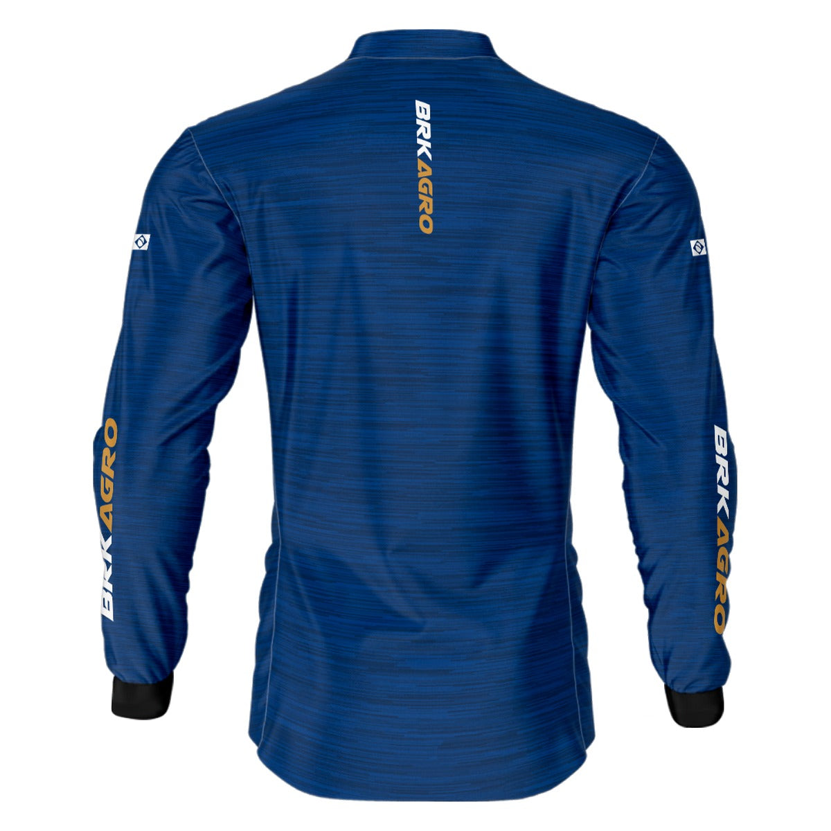 Kit 2 Camisas Básicas Brk Brasil EUA Mescla Azul com Proteção UV50+ - Brk Agro