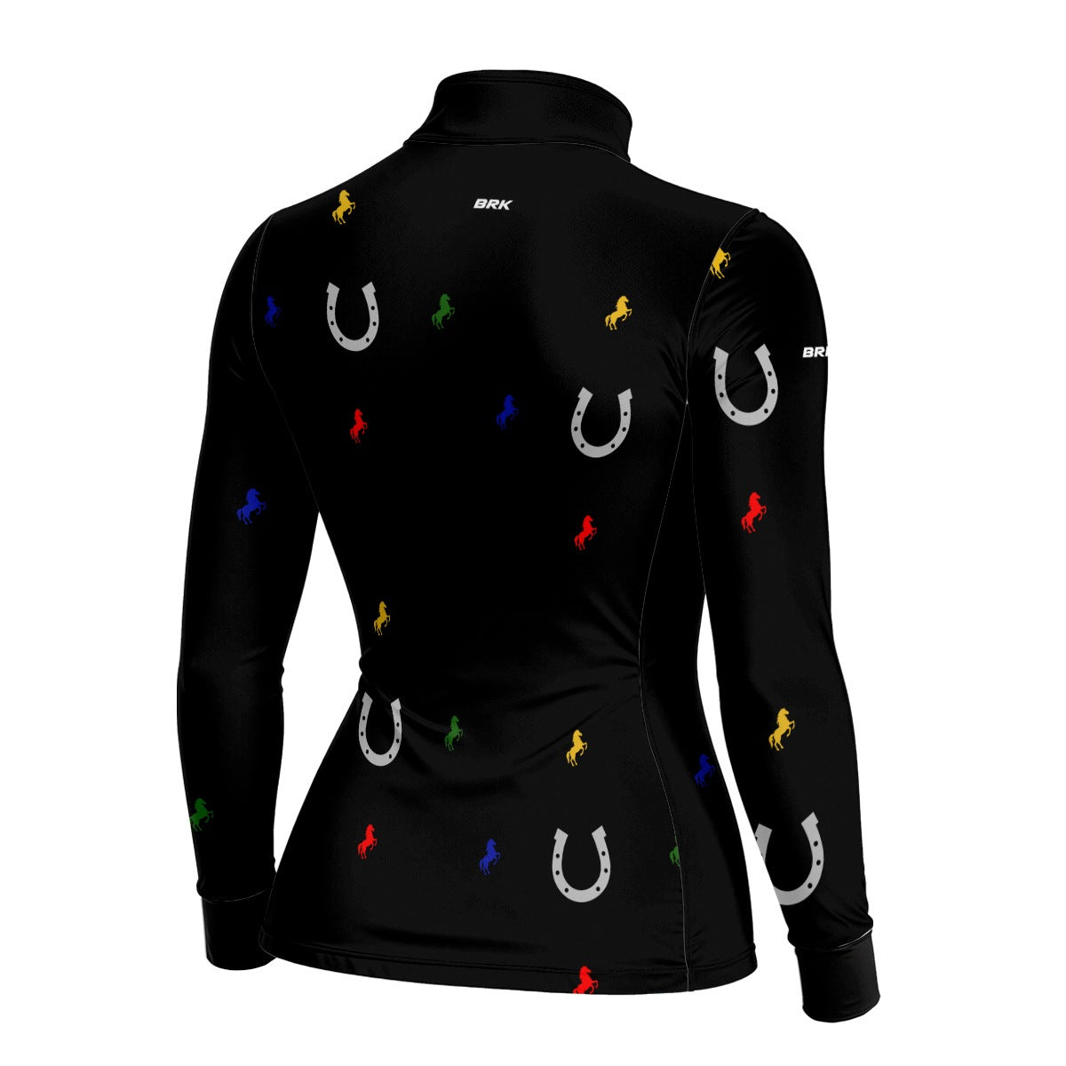 Camisa Agro Brk Ferradura Cavalos Coloridos com Proteção Solar UV50+ - Brk Agro