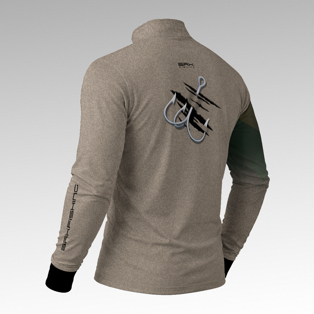 Camisa de Pesca Brk Garateia Clean Bandeira Brasil com Proteção Solar UV50+