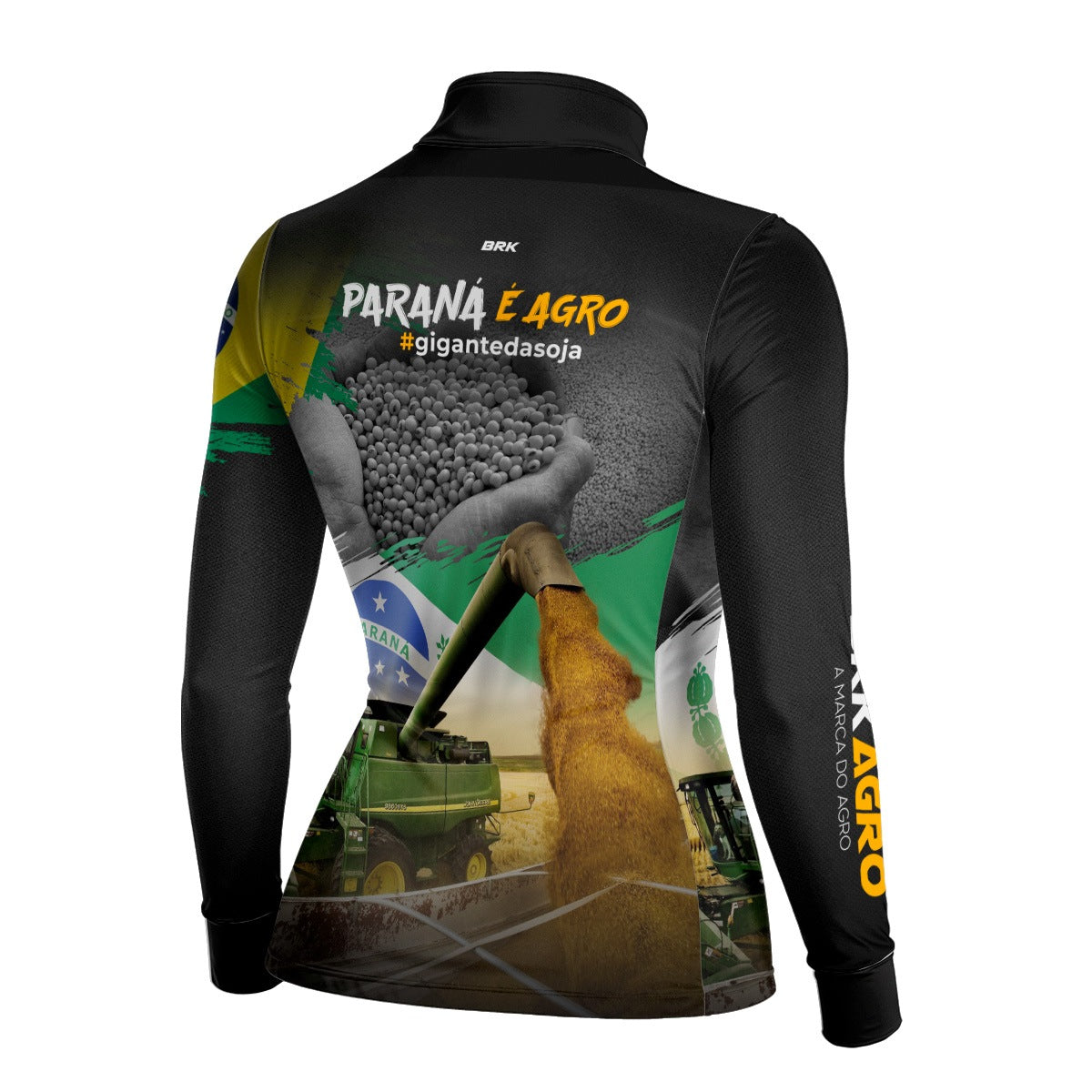 Camisa Agro Feminina Brk Paraná é Agro com Proteção Solar UV50+ - Brk Agro