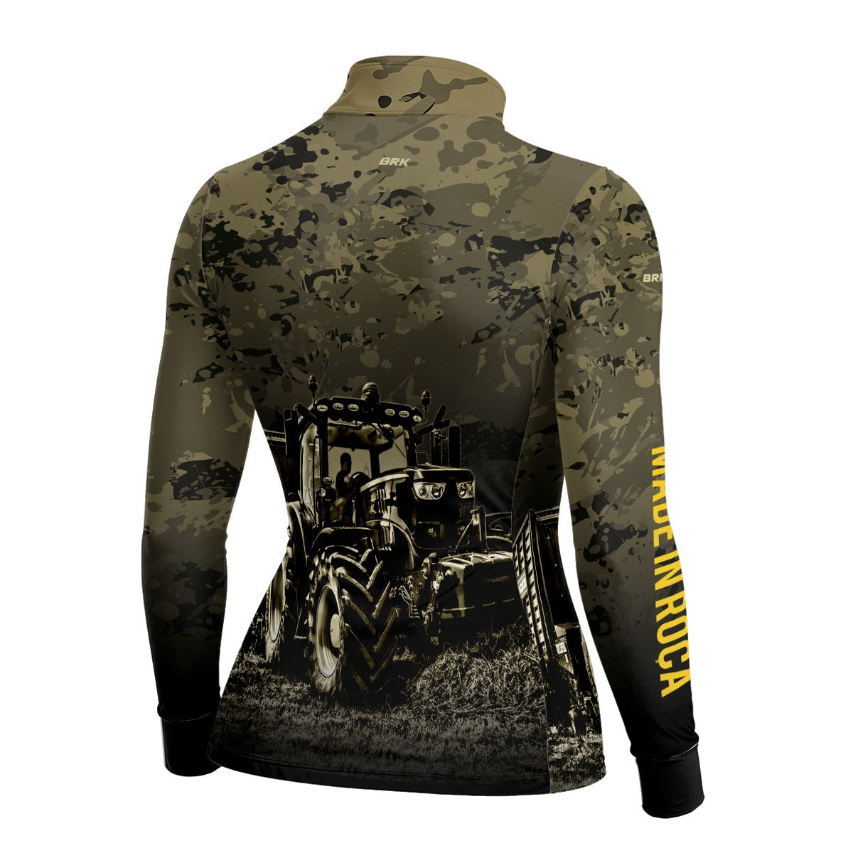Camisa Agro Feminina Brk Camuflada com Proteção Solar UV50+ - Brk Agro