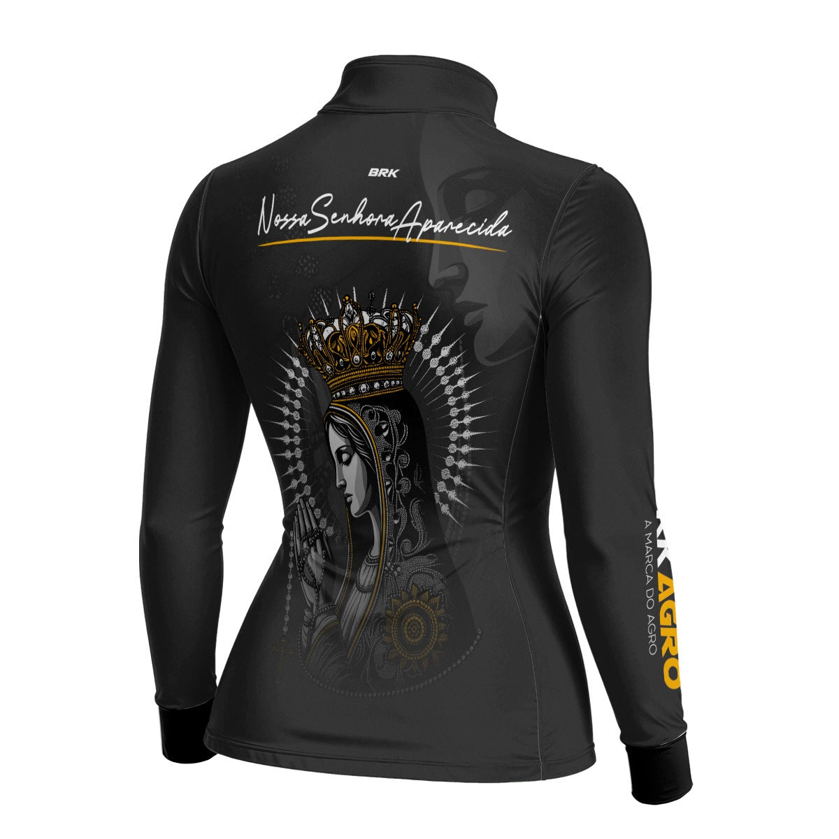 Camisa Agro Feminina Brk Nossa Senhora com Proteção Solar UV50+ - Brk Agro